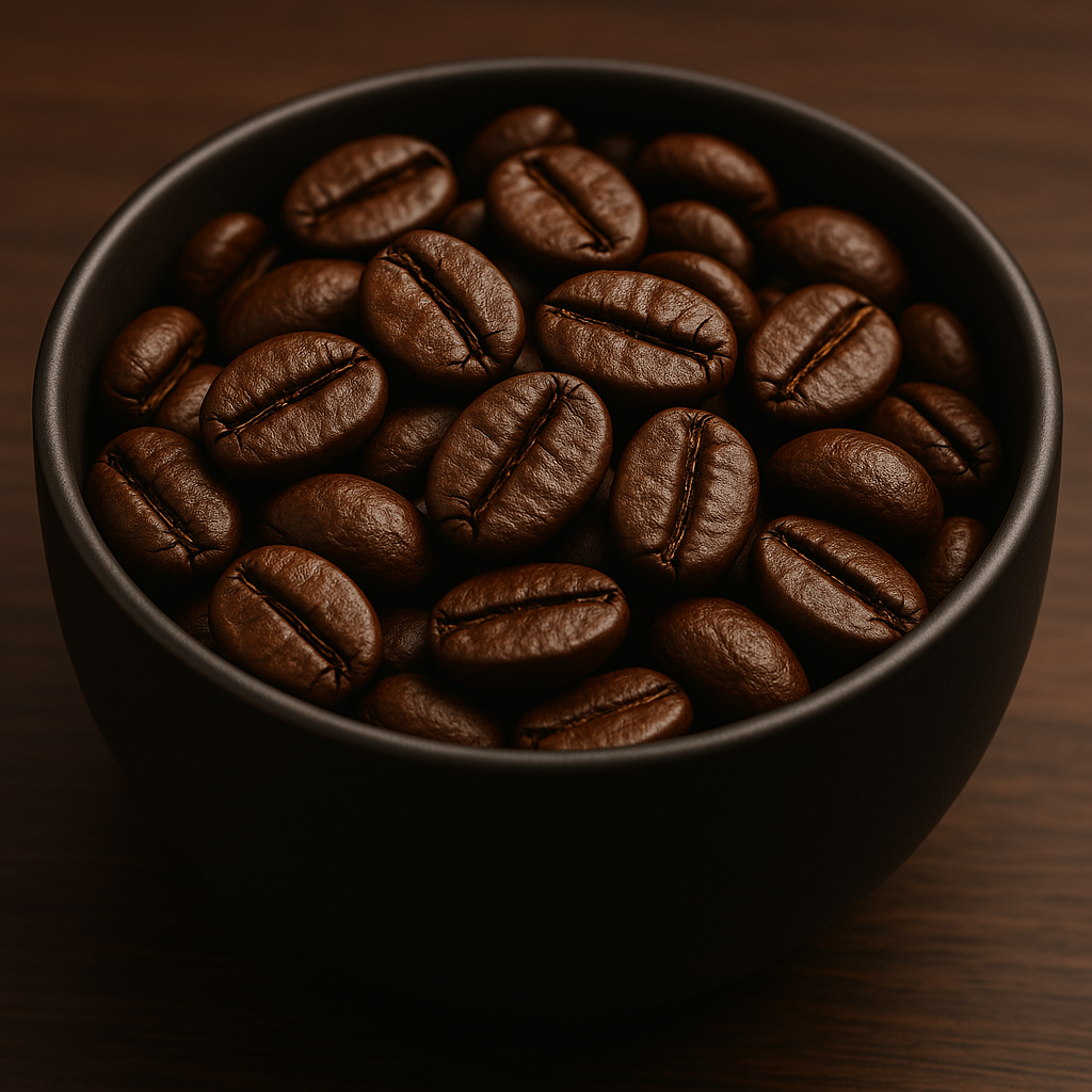 imagem de grãos de café