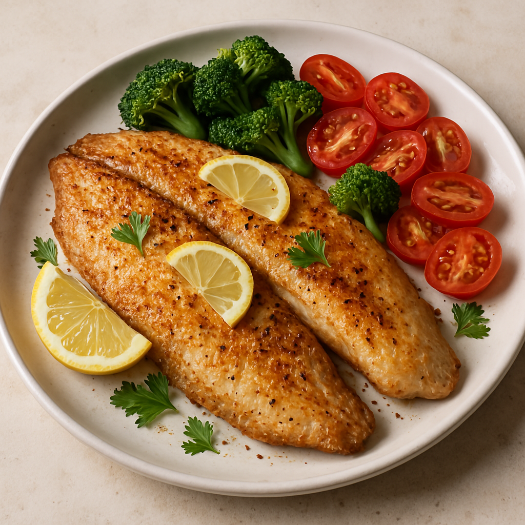 imagem de prato de tilapia